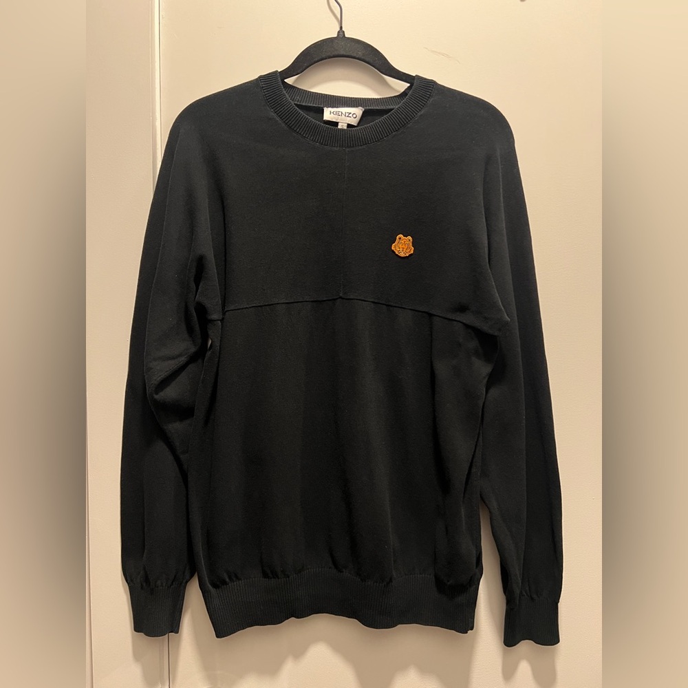 Kenzo Navy Crewneck Lucky Tiger Jumper Size S